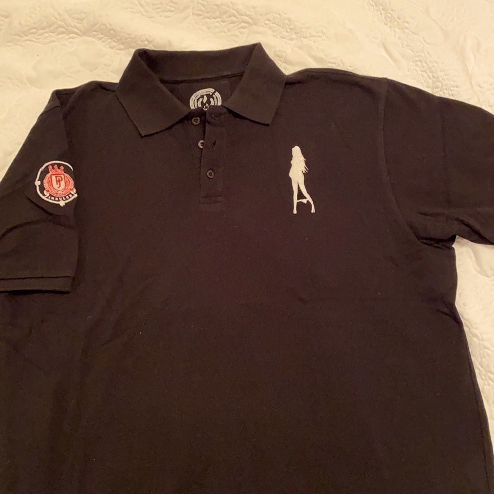 Men’s Faconnable Polo - Size XXL - Black
